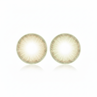 Deux lentilles Miel avec plus de vert